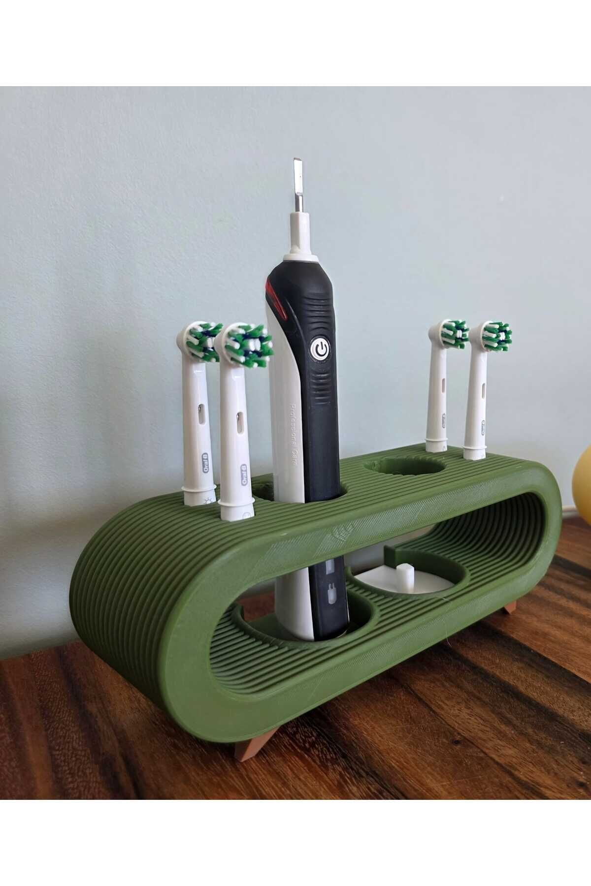 Stand Masaüstü Tutucu Organizer Elektrikli Diş Fırçası Standı Pratik Kullanım Yer Tasarrufu Sağlayan