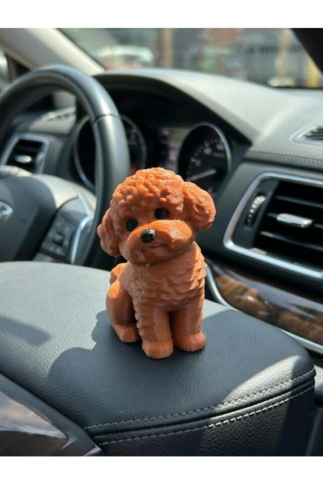 Torpido Aksesuar Organizer Düzenleyici Sevimli Köpek Toy Poddle Araba Süsü, Masa Süsü,Ofis süsü Minik Süs Pratik Kullanım Yer Tasarrufu Sağlayan