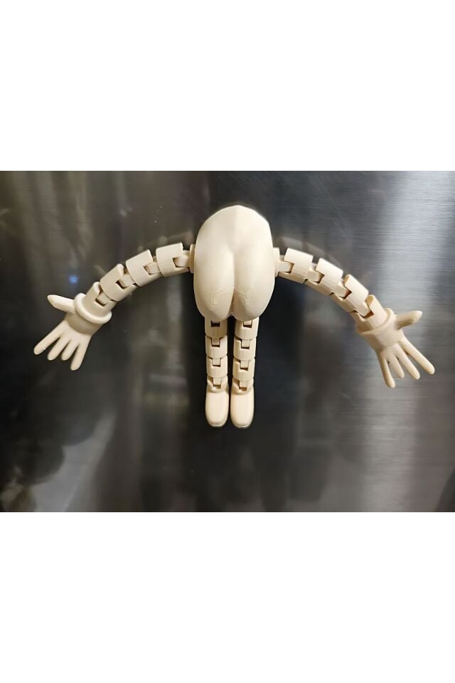Magnet Organizer Düzenleyici Popo Adam Mıknatısı Yüksek Kaliteli Baskı 2 Adet Pratik Kullanım Yer Tasarrufu Sağlayan