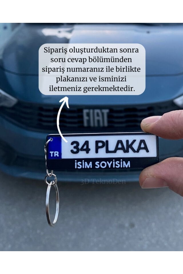 Oto Anahtarlık Organizer Düzenleyici KİŞİYE ÖZEL PLAKA ANAHTARLIK - HEDİYE OTOMOBİL ANAHTARLIĞI ARABA Pratik Kullanım Yer Tasarrufu Sağlayan
