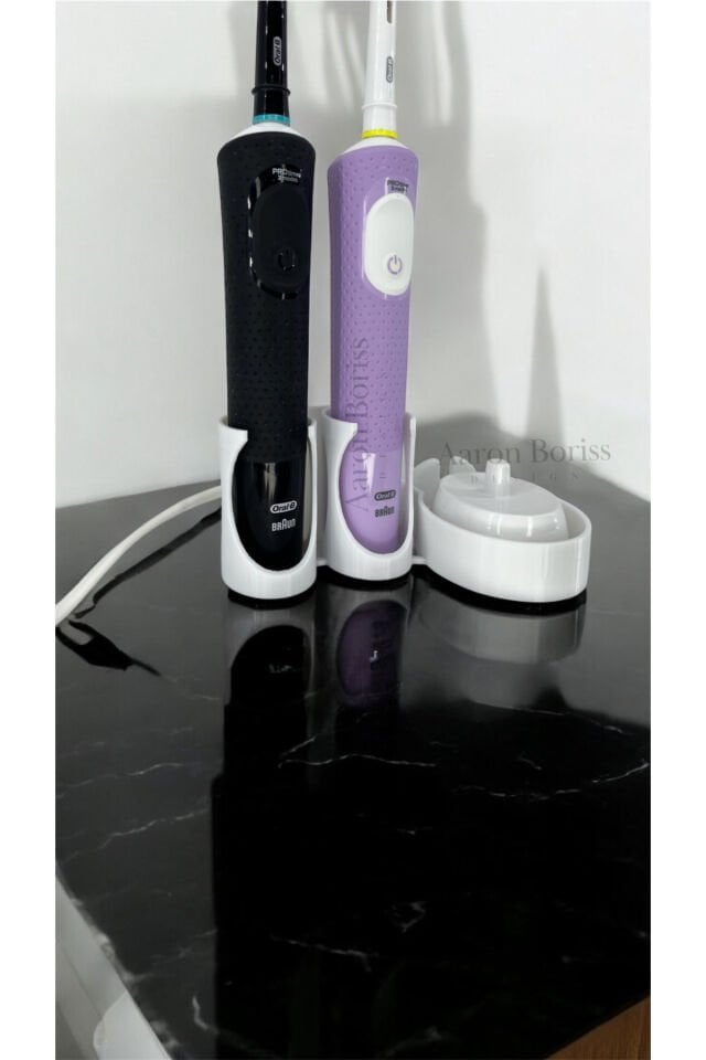 Stand Masaüstü Tutucu Organizer Elektronik Diş Fırçası Için (ORAL-B ŞARJLI DİŞ FIRÇASI STANDI) Pratik Kullanım Yer Tasarrufu Sağlayan