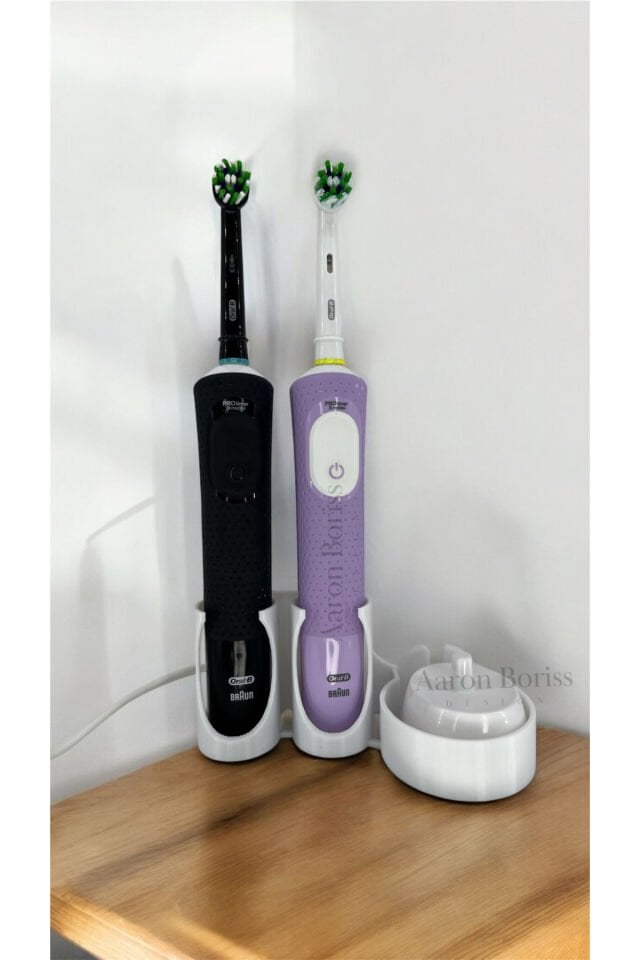 Stand Masaüstü Tutucu Organizer Elektronik Diş Fırçası Için (ORAL-B ŞARJLI DİŞ FIRÇASI STANDI) Pratik Kullanım Yer Tasarrufu Sağlayan