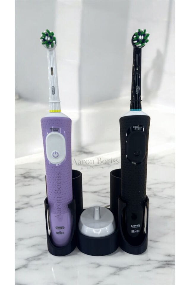 Stand Masaüstü Tutucu Organizer Elektronik Diş Fırçası Ve Başlığı İçin (ORAL-B ŞARJLI DİŞ FIRÇASI STANDI) Pratik Kullanım Yer Tasarrufu Sağlayan