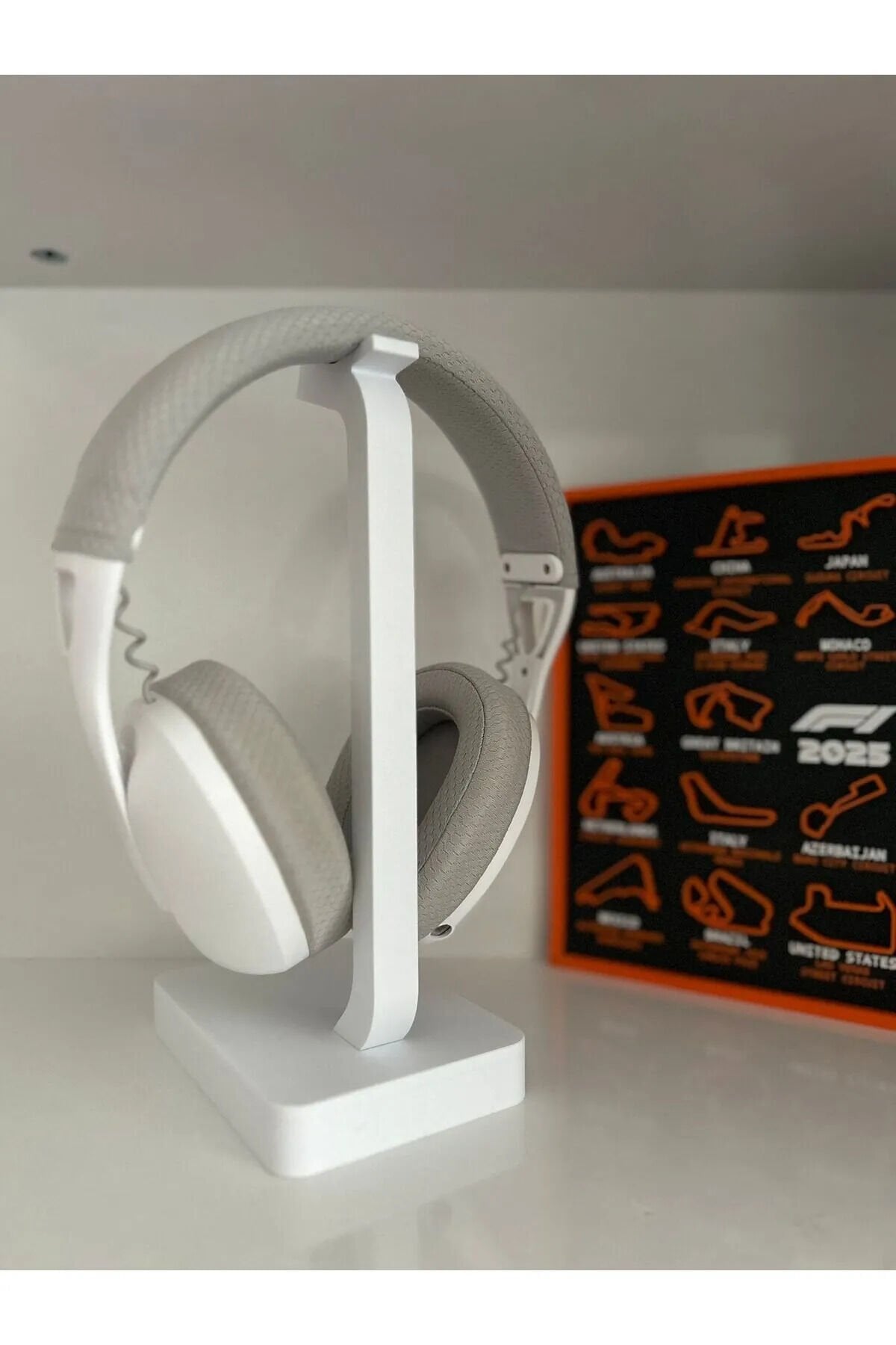 Stand Masaüstü Tutucu Organizer Ganer Kulatlık Standı - Dekoratif 14cm Pratik Kullanım Yer Tasarrufu Sağlayan